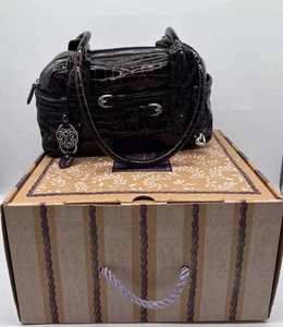 Brighton Lux Bronze D658562 Handbag Satchel Purse Original Box And Dust Bag - Picture 1 of 15