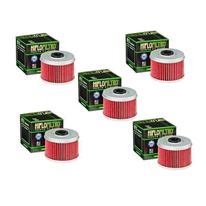 Hiflofiltro HF113 Oil Filter 5 Pack Honda ATC250 TRX250 TRX300 TRX400 TRX450 500 - Bild 1 von 2