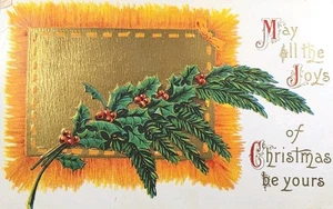 1913 Weihnachtsgruß Postkarte "Joy's Of Christmas" Samson Bros. #-7498 - Bild 1 von 14