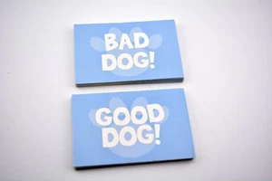 Beagle-opoly Monopoly game replacement part pieces - good dog & bad dog cards - Picture 1 of 2