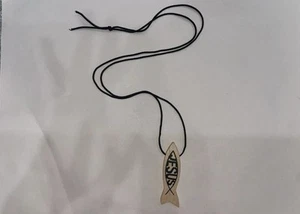 Jesus Fish Necklace - Unisex Necklace - Men's Necklace - Women's Necklace - Picture 1 of 6