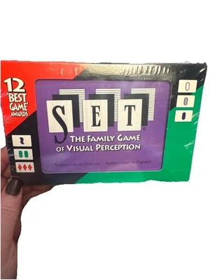 SET Game NEW The Family Game Of Visual Perception matching game, New Sealed - Image 1 of 4