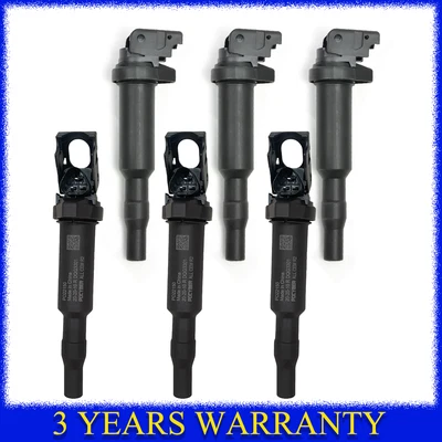 Set of 6 Ignition Coils For BMW 325i 328i 128i 528i 130i X3 2008-2011 0221504470 Foto 1 de 4
