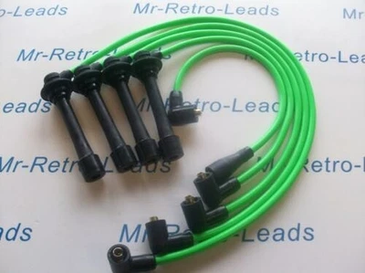 LIME GREEN 8MM PERFORMANCE IGNITION LEAD MICRA MK1 323 1.8 ENGINE MA12 AM10 16V - Image 1 of 3