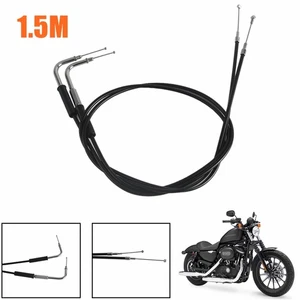 Motorcycle Parts Throttle Cable 150CM For Harley Sportster XL883 XL1200 1996-15 - Picture 1 of 11