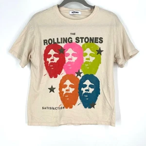 Camiseta Daydreamer Rolling Stones Satisfaction Boyfriend Bronceada XS NUEVA SIN ETIQUETAS - Imagen 1 de 6