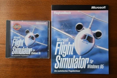 Microsoft Flight Simulator für Windows 95 Original mit Handbuch - Bild 1 von 2