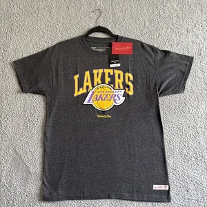 MITCHELL & NESS Los Angeles Lakers Hardwood Classics Nostalgia Shirt Men’s Med. - Picture 1 of 12
