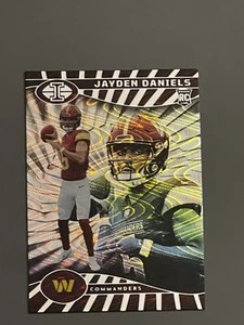 2024 Illusions Jayden Daniels SP RC International WAVE PARALLEL RARE ROOKIE! ๐ฅ - Picture 1 of 3