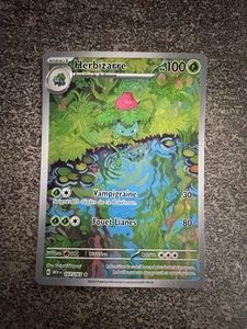 HERBIZARRE FULL ART - POKÉMON 167/165 EV3.5 ÉCARLATE ET VIOLET MEW 151 NEUF FR - Imagen 1 de 2