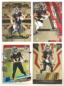 2023 Vijay Robinson Rookie Lot x 4 Select & Optic Base & Insert All RC Falcons - Bild 1 von 12