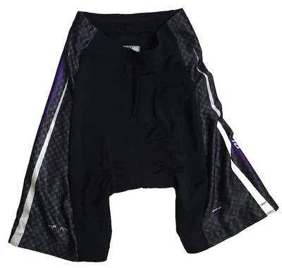 Pantalones Cortos de Ciclismo Bontrager Para Mujer RL Wsd Negro Púrpura Blanco Modelo 7785 Talla S Foto 1 de 4