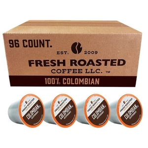 100% Colombian | 96 K-Cups, 2.0 Compatible | Fresh Roasted Coffee - Picture 1 of 4