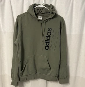 Adidas Pullover Sudadera con Capucha Verde Oliva Para Hombre Talla Mediana - Imagen 1 de 3