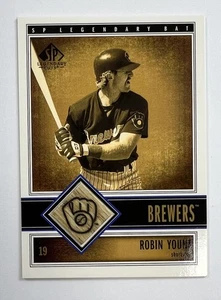 2002 Upper Deck Robin Yount Legendary Bat Relic AR133-02 - Picture 1 of 2