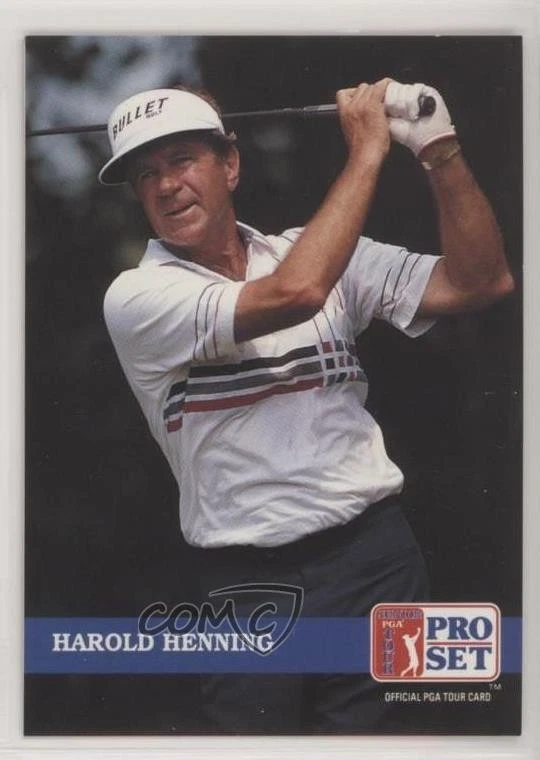 1992 Pro Set Golf Harold Henning #218 - Image 1 of 2