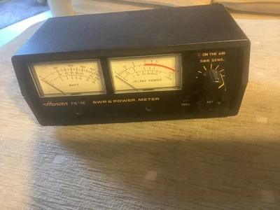 HANSEN FS-5E SWR/PWR TWIN METER - Image 1 of 2