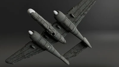 Northrop P-61 Black Widow - Battle Planes of WWII - 1/200 Scale - wargame3d - Image 1 of 4