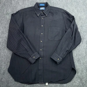 VTG Pendleton Shirt Mens Large Country Traditionals Wool Herringbone USA *FLAWS - Picture 1 of 14