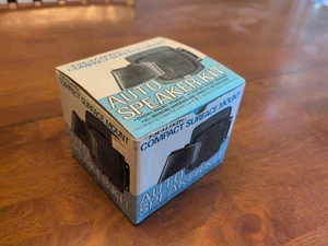Realistic Compact Surface Auto Mount Speakers With  Box Instructions Pair - Picture 1 of 4