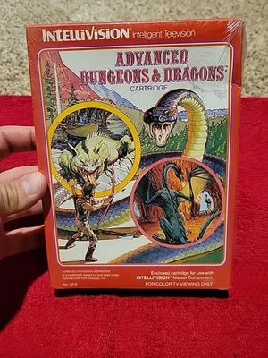 Intellivision Advanced Dungeons & Dragons 1982 FACTORY SEALED Mint A+ Rare Game - Image 1 of 4