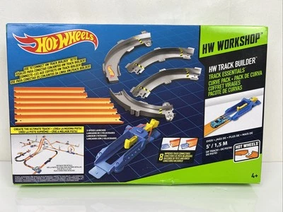 Rare Hot Wheels Workshop Track Builder Essentials Curve Pack NEW - Image 1 of 4