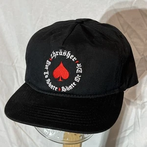 Thrasher - Snapback Hat Cap - Live To Skate Skate Or Die- Adjustable Black Red - Picture 1 of 5