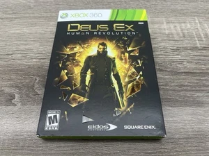 Deus Ex: Human Revolution (Microsoft Xbox 360, 2011) completo con manuale e cover - Foto 1 di 12