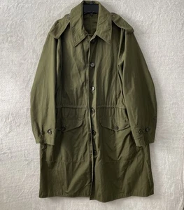 Cappotto parka vintage M-51 esercito norvegese giacca militare grande anni 60 lungo verde - Foto 1 di 7