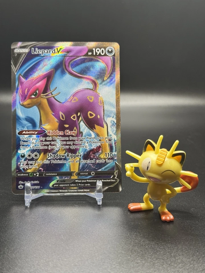 Liepard V (Full Art) 180/198 Swsh06: Sword & Shield - Chilling Reign Holo - Image 1 of 2