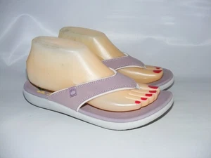 Spenco medizinische Orthesen-Sandalen Damengröße 7B lila Flip-Flops Pantoletten Schuhe - Bild 1 von 13