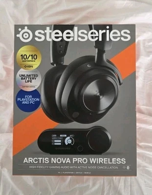 Steelseries Arctic Nova Pro  Wireless BLACK BRAND NEW!!!! FACTORY SEALED!!! - Image 1 of 2