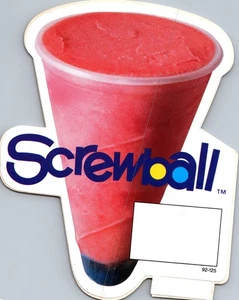 Vintage Good Humor Ice Cream Truck Sticker Figural Screwball 5" Tall - Picture 1 of 2