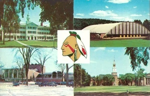 Alte Postkarte, vier Ansichten / Szenen des Dartmouth College, Hannover, NH ungelaufen - Bild 1 von 2