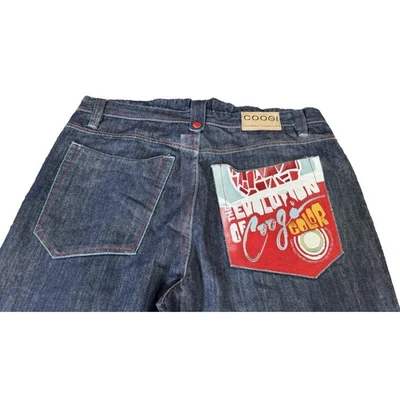 Coogi Men's 40x34 Jeans Baggy Y2K Hip Hop Designer Australia Embroidered Vtg - Image 1 of 4