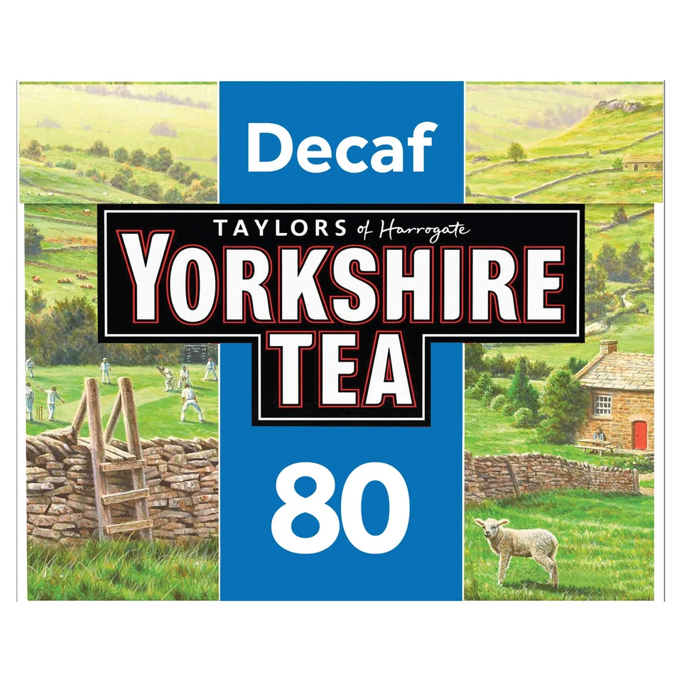 Taylors of Harrogate Yorkshire Decaffeinated Decaf Tea Bags 80s 250g