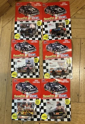 Lot of 6 - 1993 Racing Champions Stock Cars Nascar 1/64 Gordon Labonte Irvan - Image 1 of 4