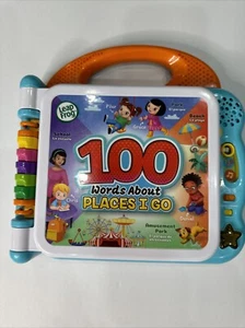 Leap Frog Imparare Amici 100 Parole Su Luoghi Vado Libro Elettronico 2021 Giocattolo - Foto 1 di 15