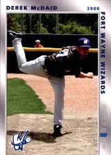 2008 Fort Wayne Wizards Grandstand #18 Derek McDaid Barrie Ontario Canda Card