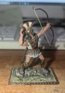 Vintage St. Petersburg Ancient Greek Archer Standing w/ Bow 60mm Handpainted - Picture 1 of 5