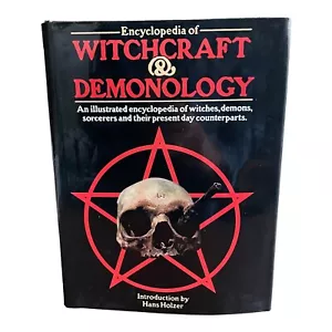Encyclopedia of Witchcraft and Demonology Hans Holzer Book Hardcover 1974 HTF 🐙 - Picture 1 of 22