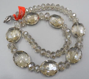 NWT Alexander Kalifano Las Vegas Necklace Large Gorgeous Glass Crystal Beads 20" - Picture 1 of 9
