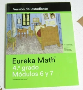EUREKA MATH Grado 4 Estudiante Modulos 6 y 7  Workbook Homeschool - Picture 1 of 2