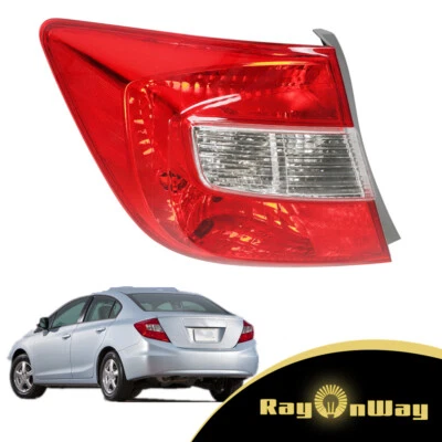 Conjunto de luces traseras del lado del conductor izquierdo de 4 puertas para Honda Civic 2012 Foto 1 de 4