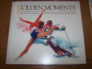 OLYMPIC GOLDEN MOMENTS BOOK + MNH UNITED STATES 1984 STAMPS OLYMPIC ISSUES