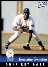 1997 Stockton Ports Best #16 Jermaine Swinton Brooklyn New York NY Baseball Card