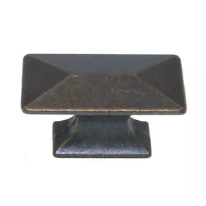 Hickory Hardware Bungalow Windover Antique 1 3/4" Prism Cabinet Knob P2151-WOA - Picture 1 of 4