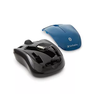 VERBATIM 70239 Bluetooth Wireless Tablet Multi-Trac Blue LED Mouse (Dark Teal) - Picture 1 of 20
