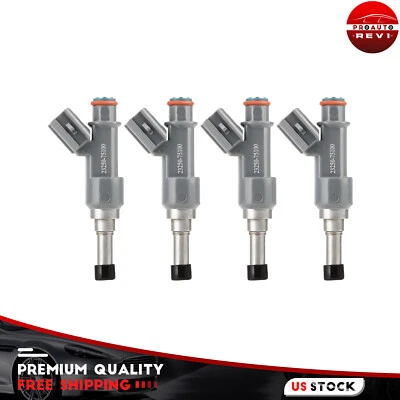 4 шт топливных форсунок для 2005-2015 Toyota Tacoma 2,7 л 4Runner 23250-75100 - Изображение 1 из 4