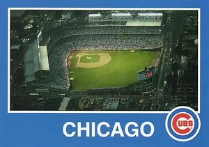 BASEBALL POSTCARD~WRIGLEY FIELD CHICAGO,IL~CHICAGO CUBS~1990 ALL-STAR GAME - Picture 1 of 2